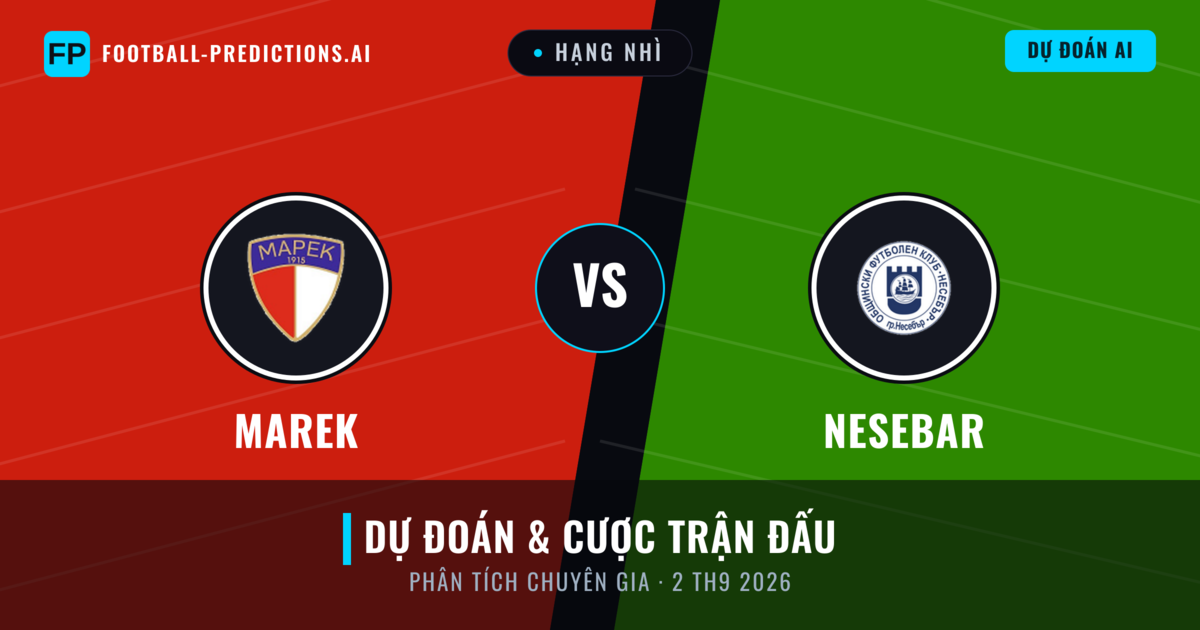 Marek vs Nesebar — dự đoán và xem trước trận đấu