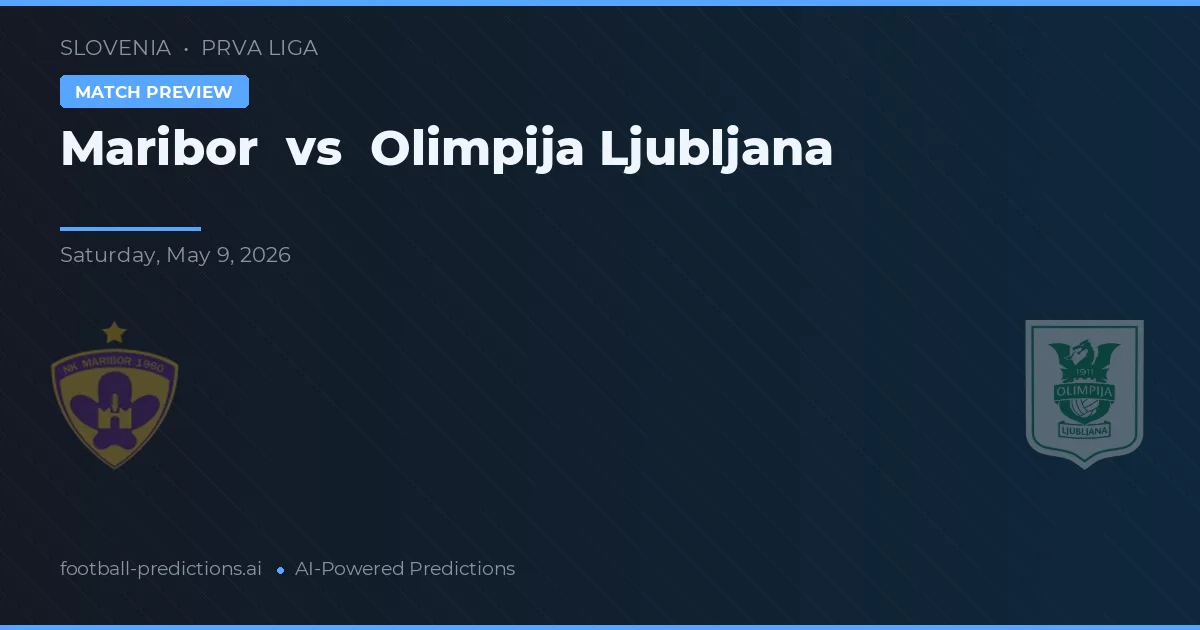 Maribor vs Olimpija Lubiana — pronostico e anteprima del match