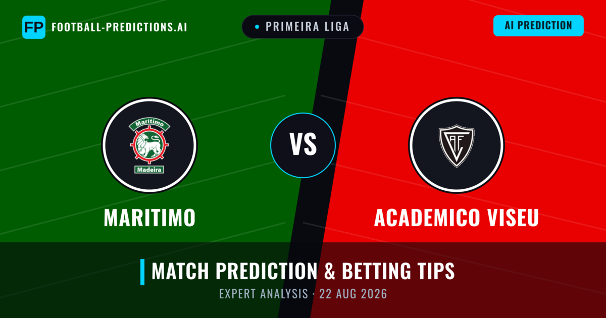 Maritimo vs Academico Viseu — match prediction & preview