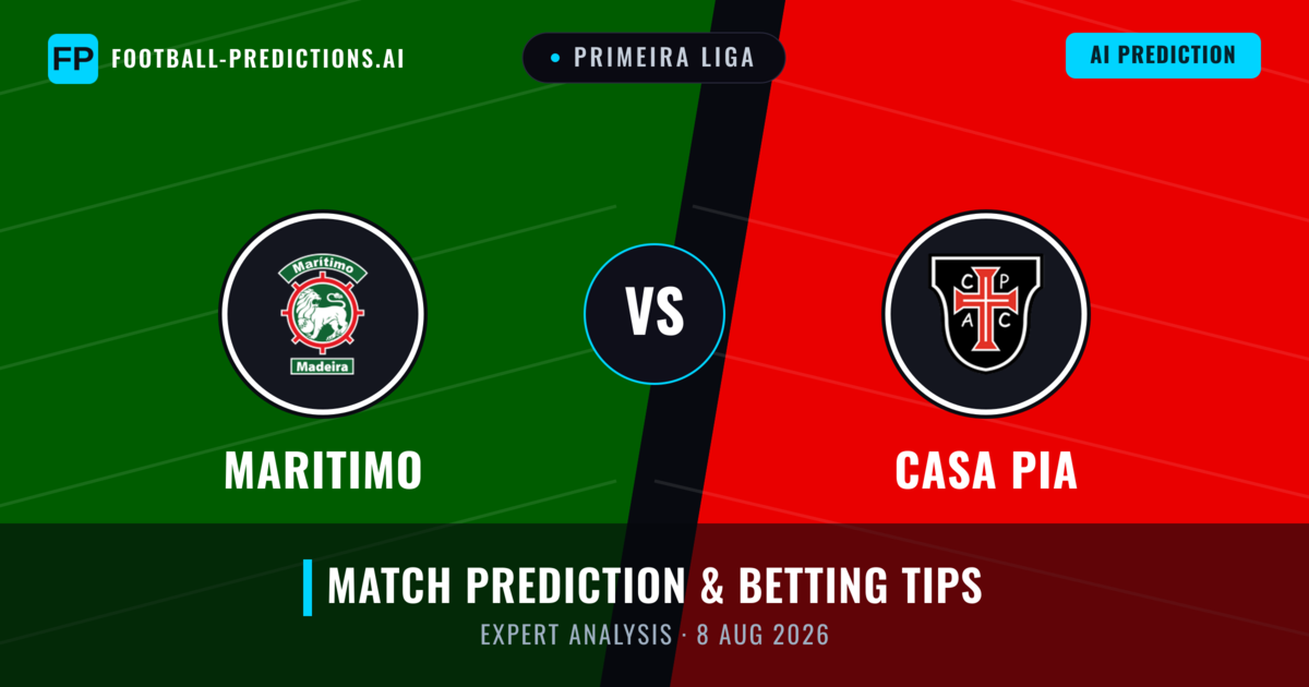 Maritimo vs Casa Pia — match prediction & preview