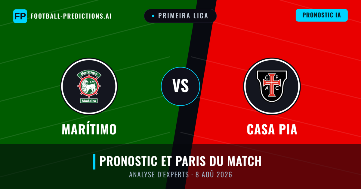 Marítimo vs Casa Pia — pronostic et avant-match