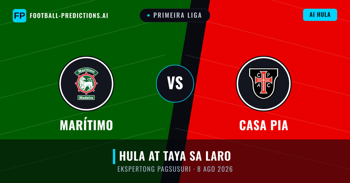 Marítimo vs Casa Pia — hula at preview ng laban
