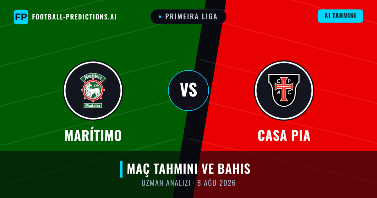 Marítimo - Casa Pia — maç tahmini ve önizleme