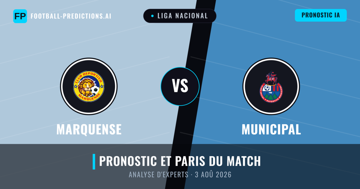 Marquense vs Municipal — pronostic et avant-match