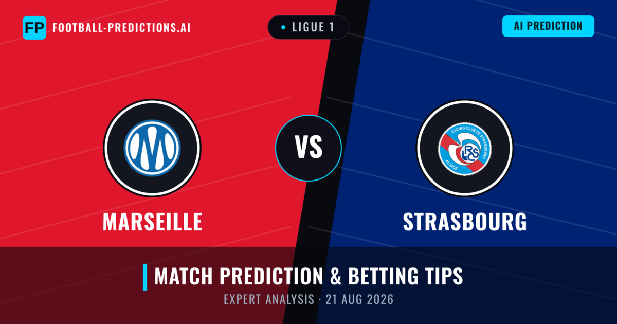 Marseille vs Strasbourg — match prediction & preview