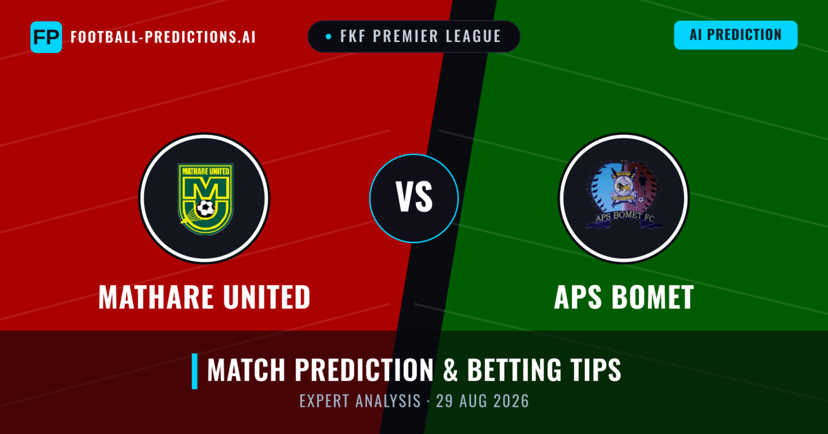 Mathare United vs APS Bomet — match prediction & preview