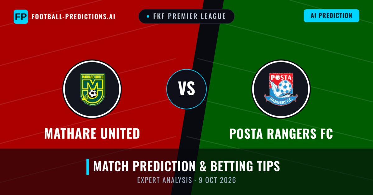 Mathare United vs Posta Rangers FC — match prediction & preview