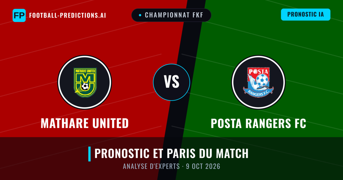 Mathare United vs Posta Rangers FC — pronostic et avant-match