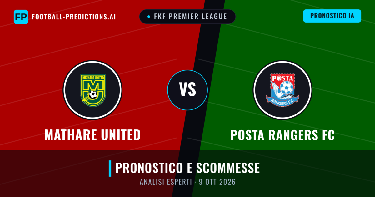 Mathare United vs Posta Rangers FC — pronostico e anteprima del match