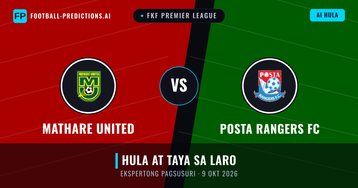 Mathare United vs Posta Rangers FC — hula at preview ng laban
