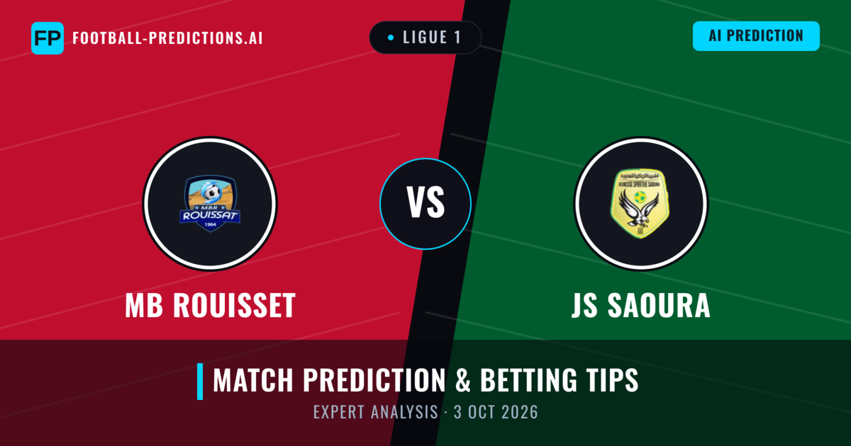 MB Rouisset vs JS Saoura — match prediction & preview