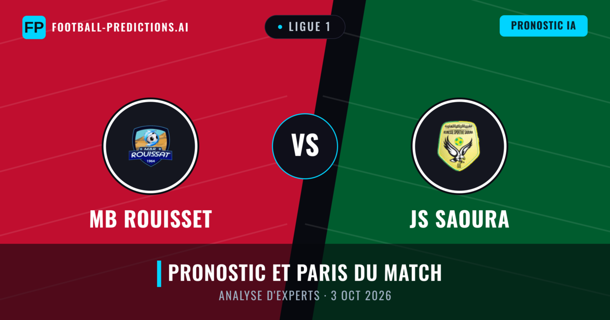 MB Rouisset vs JS Saoura — pronostic et avant-match