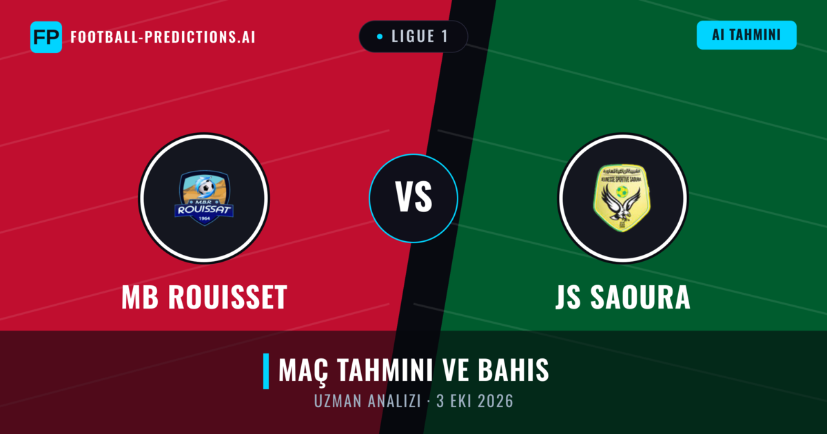 MB Rouisset - JS Saoura — maç tahmini ve önizleme