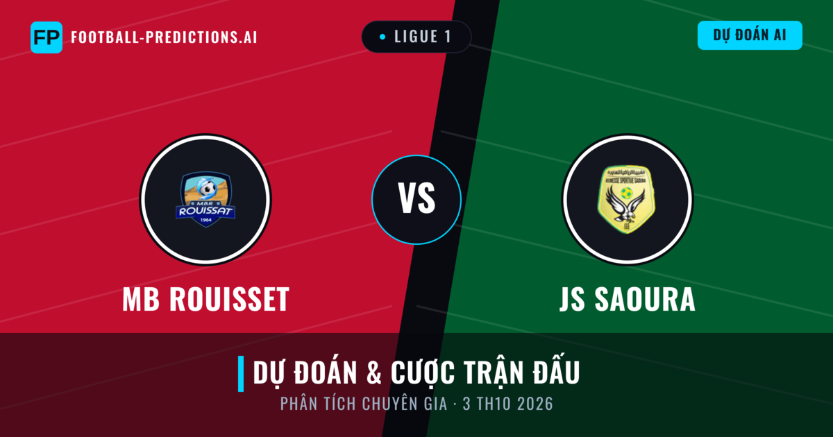 MB Rouisset vs JS Saoura — dự đoán và xem trước trận đấu
