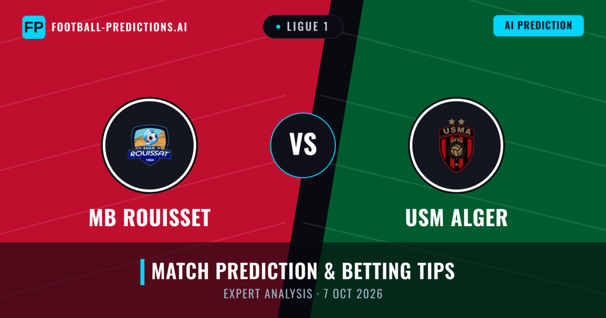 MB Rouisset vs USM Alger — match prediction & preview