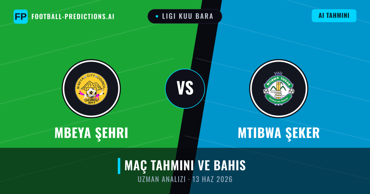Mbeya Şehri - Mtibwa Şeker — maç tahmini ve önizleme
