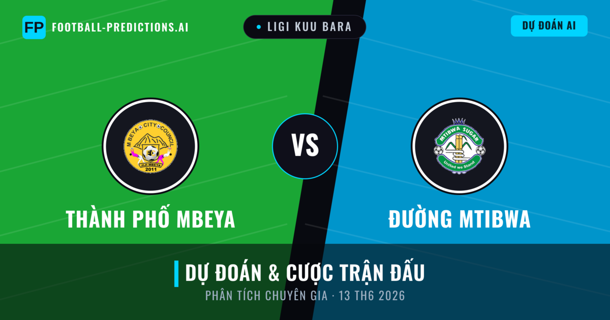 Thành phố Mbeya vs Đường Mtibwa — dự đoán và xem trước trận đấu