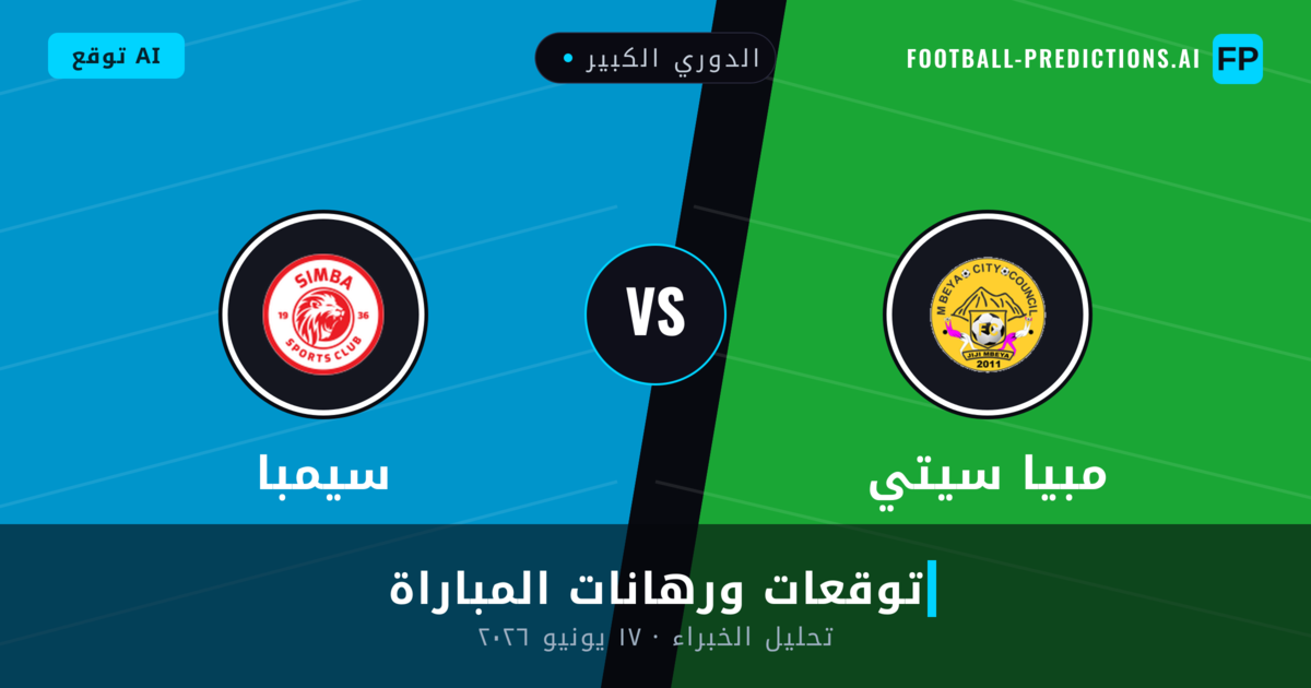 مبيا سيتي ضد سيمبا — توقعات ومعاينة المباراة