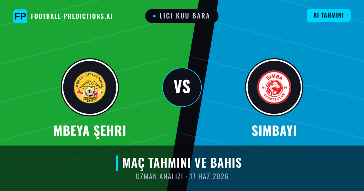 Mbeya Şehri - Simbayı — maç tahmini ve önizleme