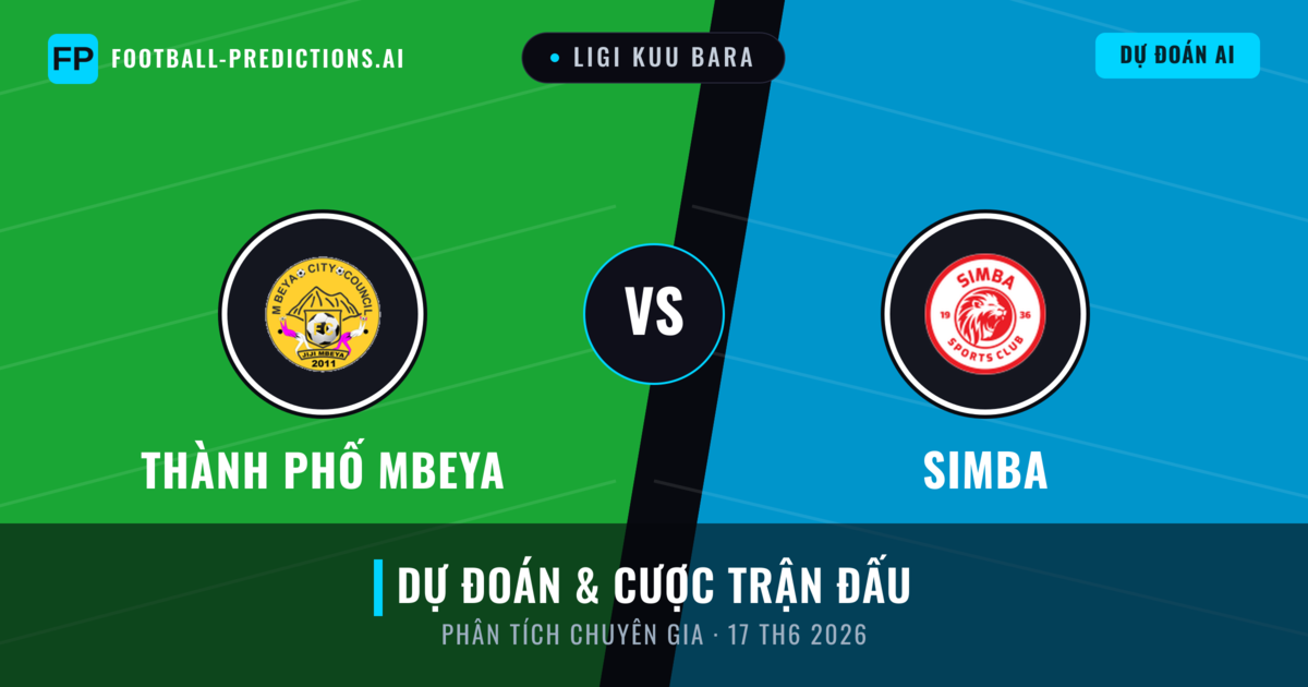Thành phố Mbeya vs Simba — dự đoán và xem trước trận đấu