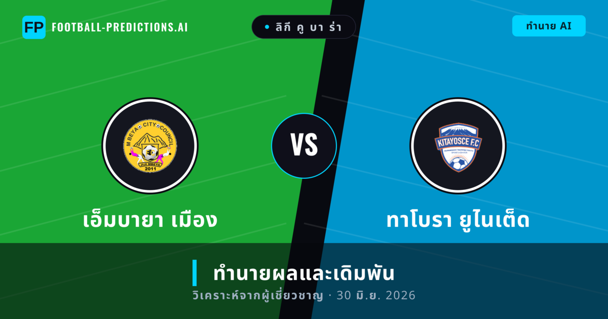 เอ็มบายา เมือง พบ ทาโบรา ยูไนเต็ด — ทำนายผลและพรีวิวการแข่งขัน