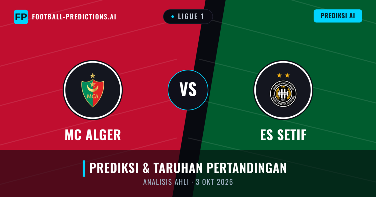 MC Alger vs ES Setif — prediksi dan pratinjau pertandingan