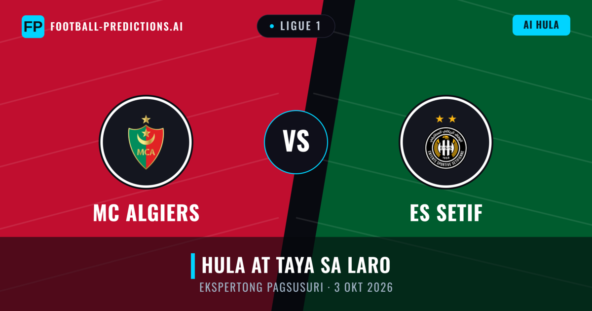 MC Algiers vs ES Setif — hula at preview ng laban
