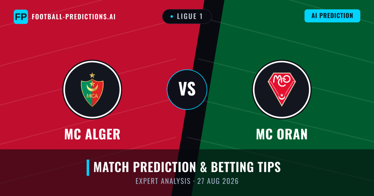 MC Alger vs MC Oran — match prediction & preview