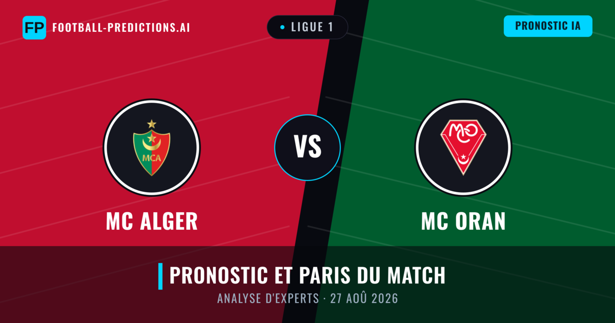 MC Alger vs MC Oran — pronostic et avant-match