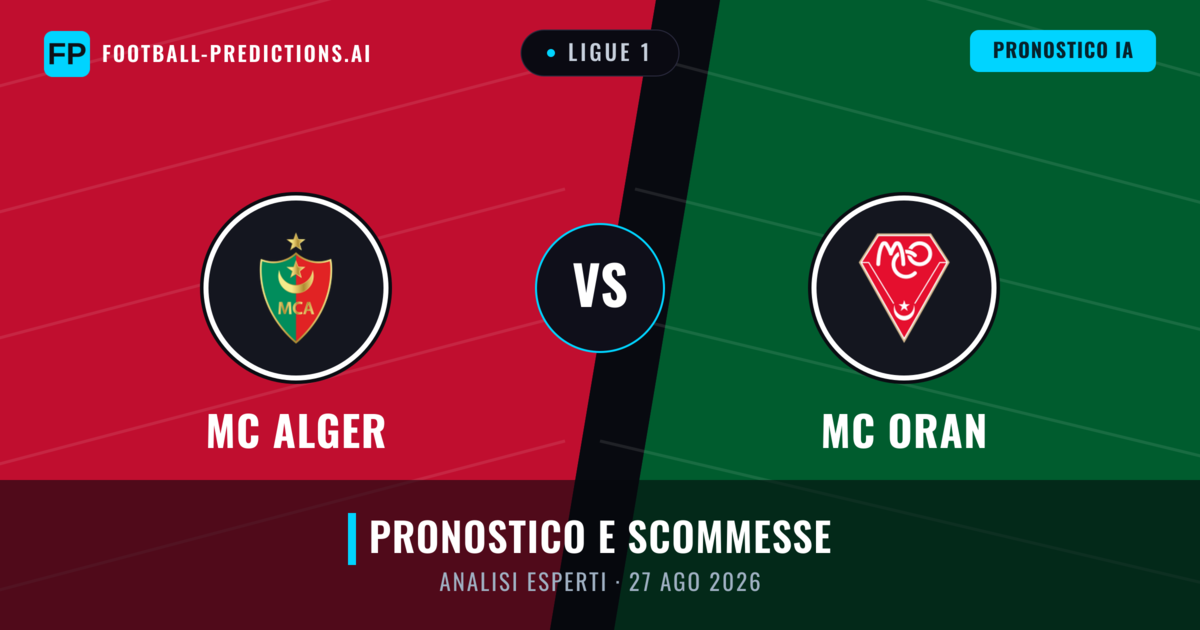 MC Alger vs MC Oran — pronostico e anteprima del match