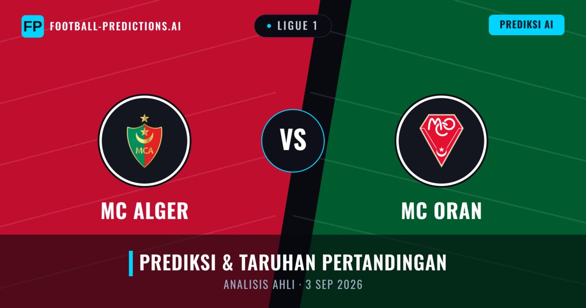 MC Alger vs MC Oran — prediksi dan pratinjau pertandingan