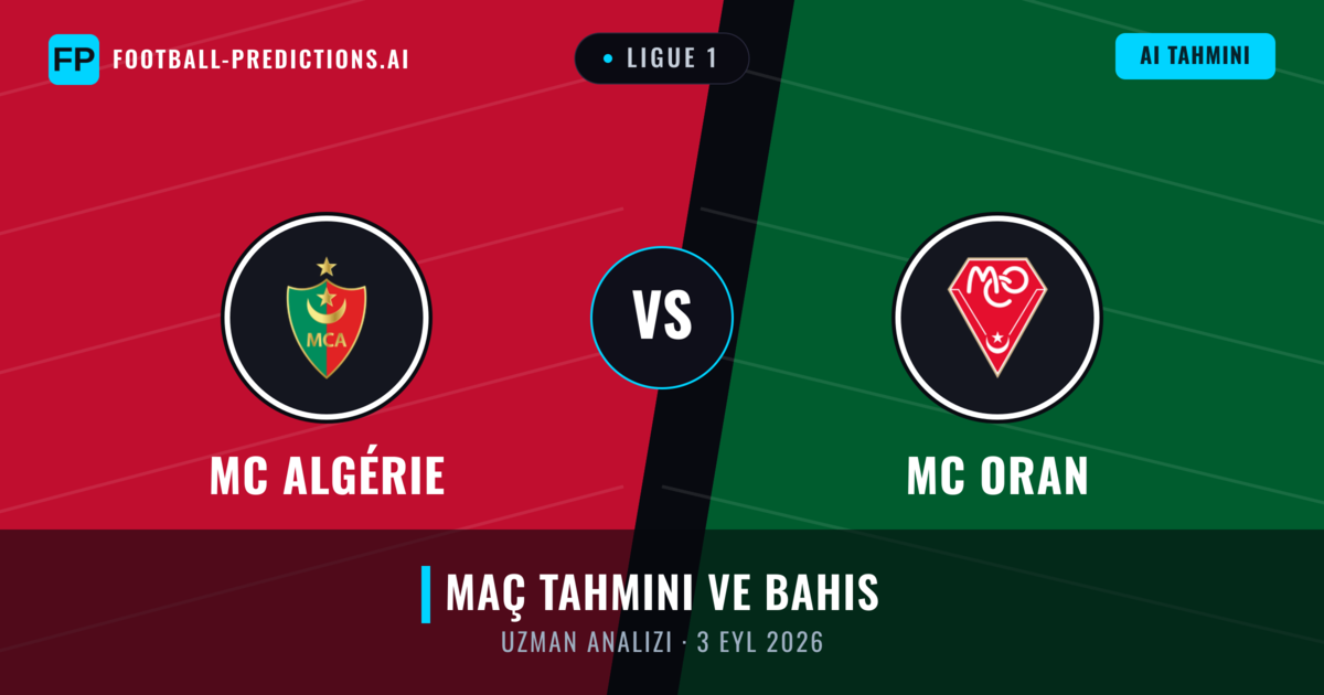 MC Algérie - MC Oran — maç tahmini ve önizleme