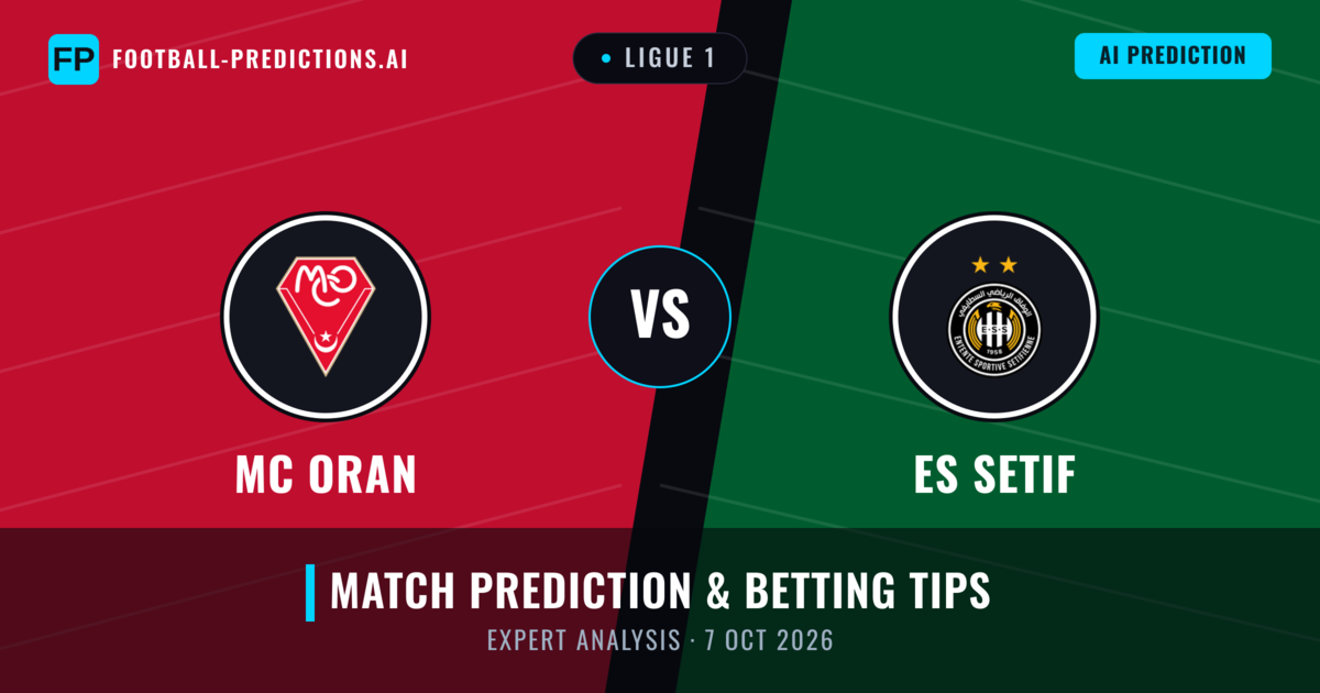 MC Oran vs ES Setif — match prediction & preview