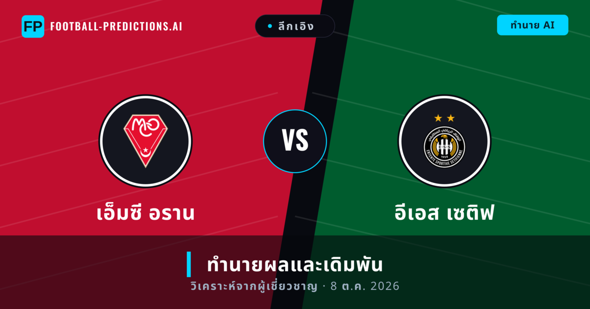เอ็มซี อราน พบ อีเอส เซติฟ — ทำนายผลและพรีวิวการแข่งขัน