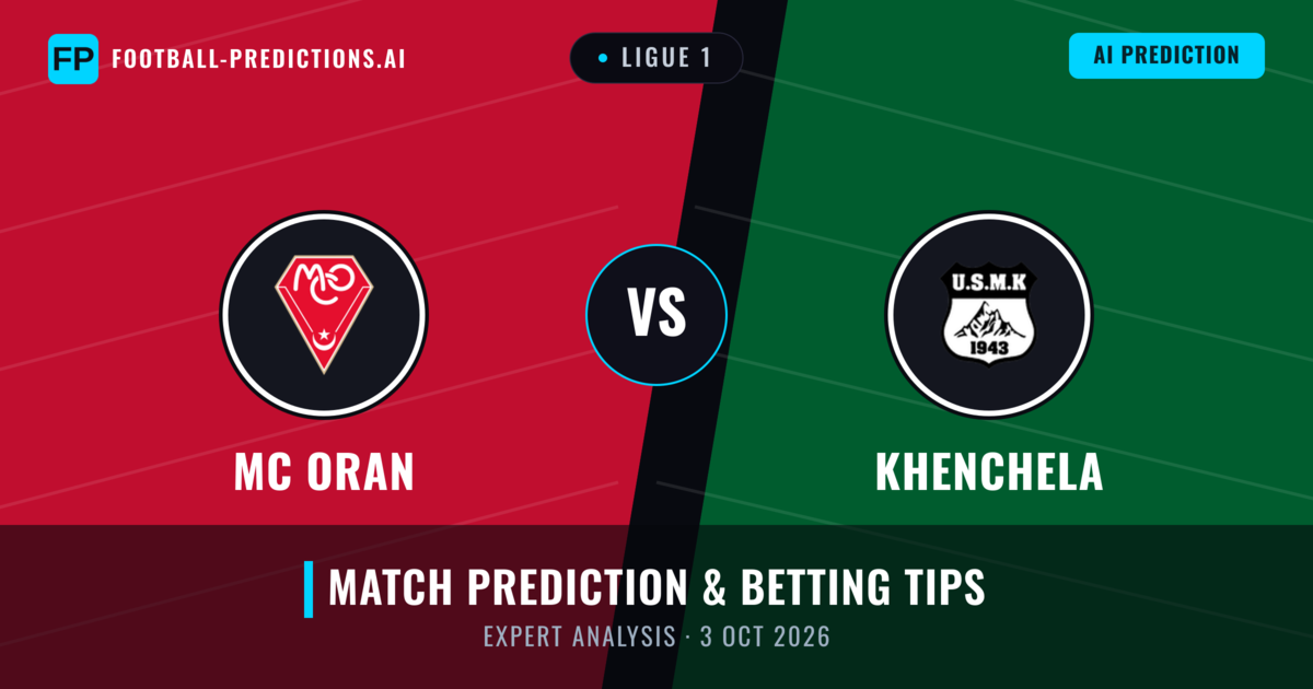 MC Oran vs Khenchela — match prediction & preview
