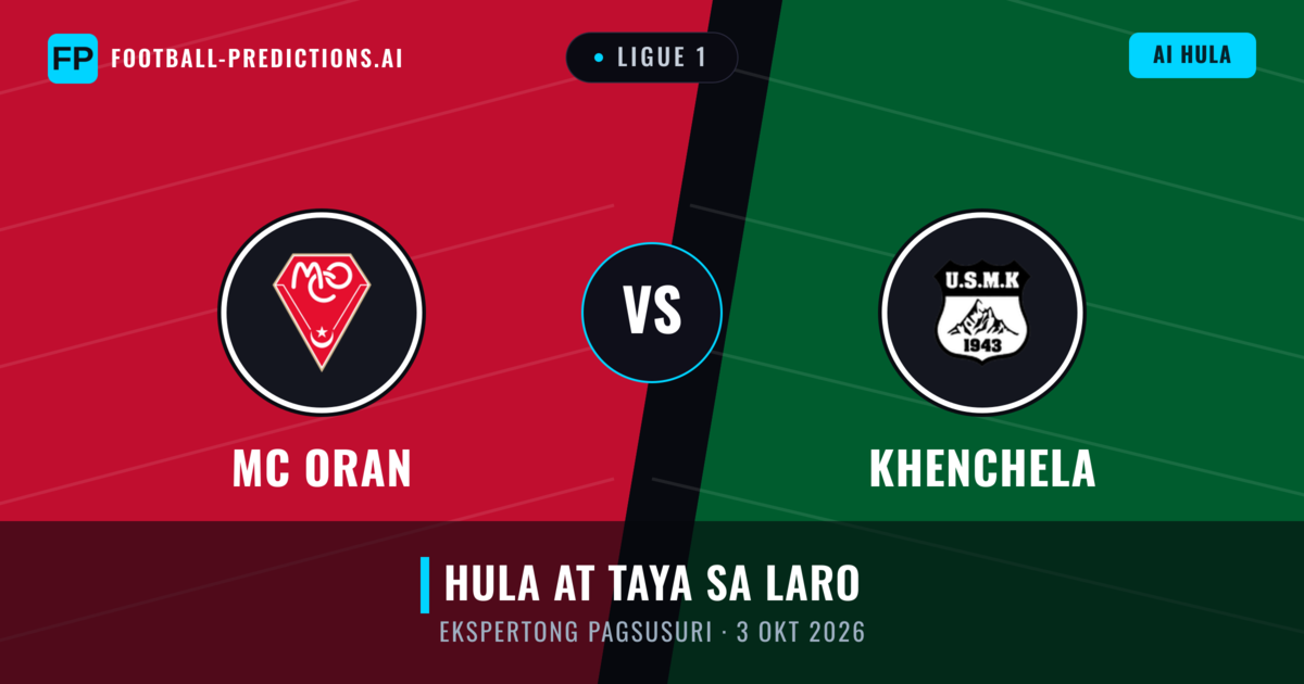 MC Oran vs Khenchela — hula at preview ng laban