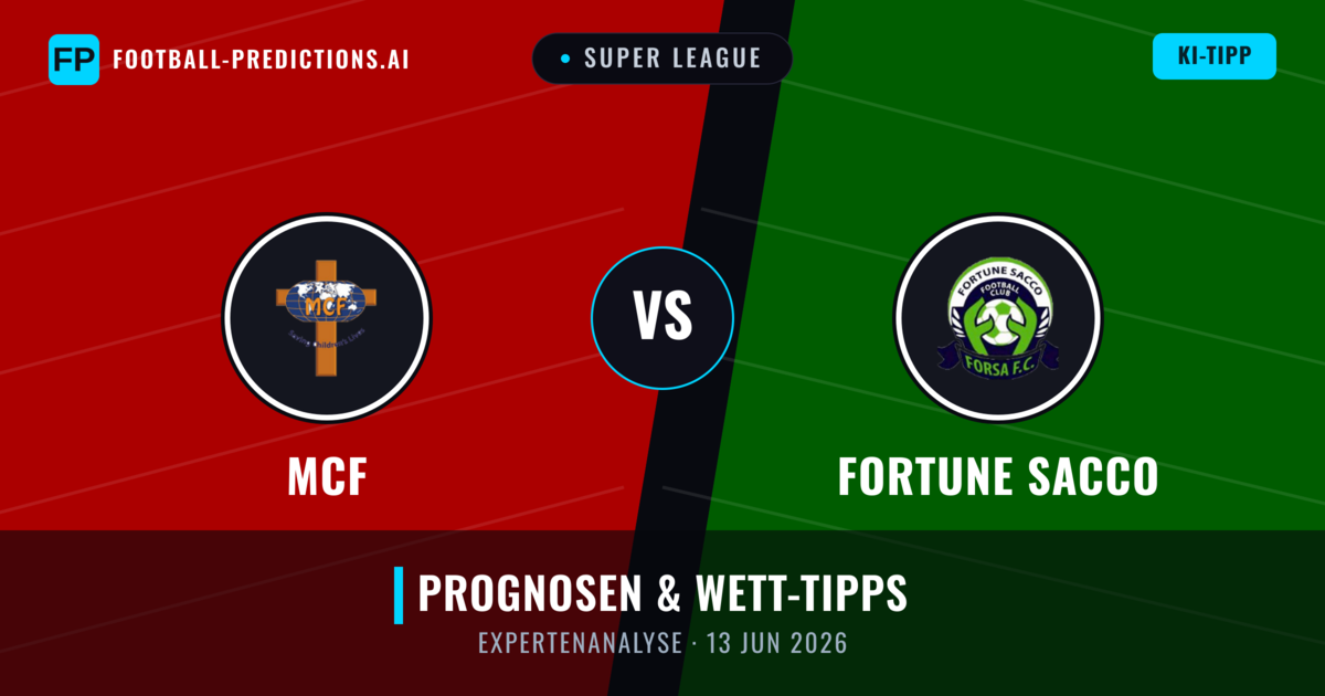 MCF vs Fortune Sacco — Prognose und Spielvorschau