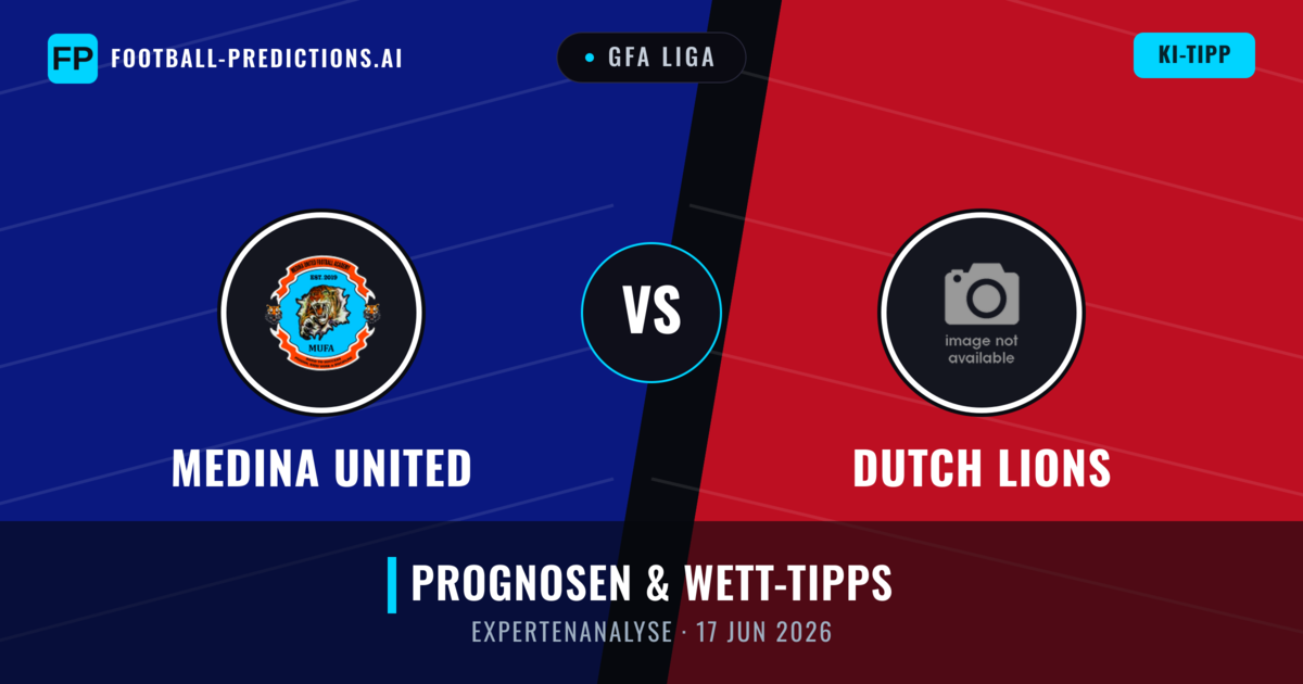 Medina United vs Dutch Lions — Prognose und Spielvorschau