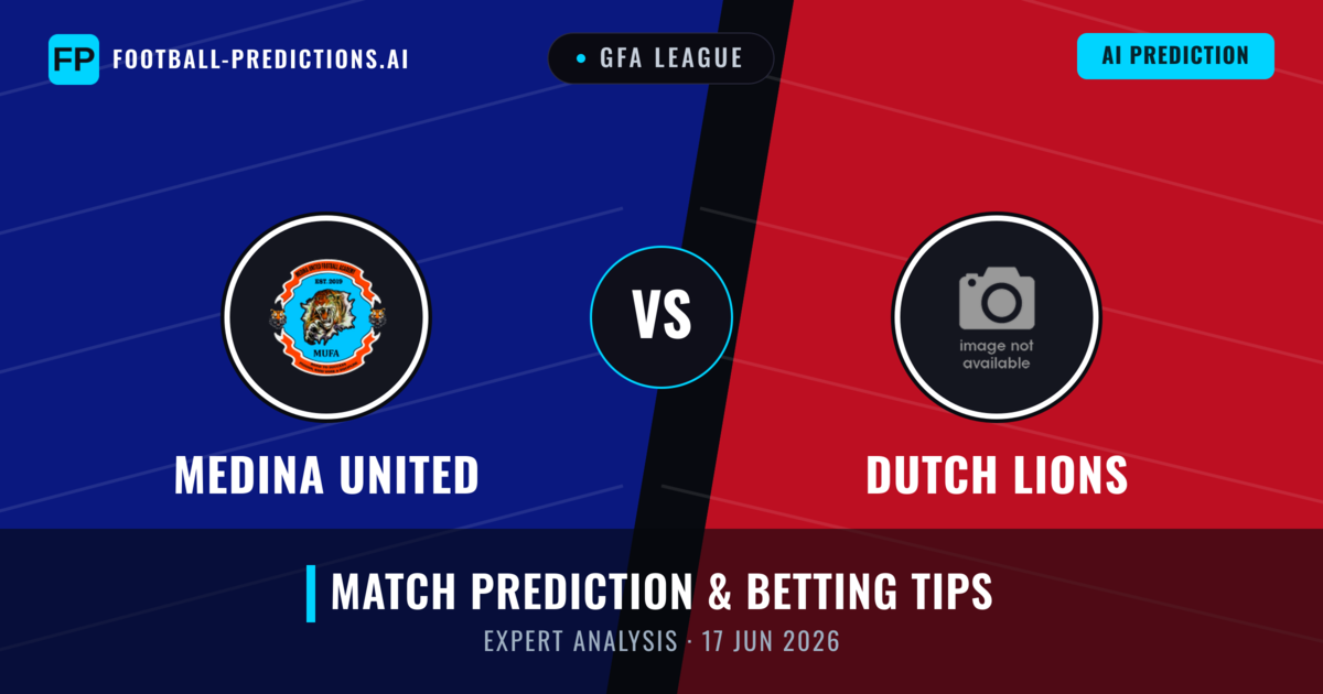 Medina United vs Dutch Lions — match prediction & preview