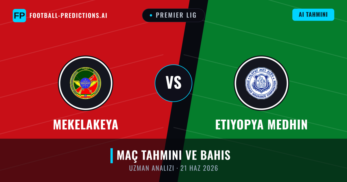 Mekelakeya - Etiyopya Medhin — maç tahmini ve önizleme