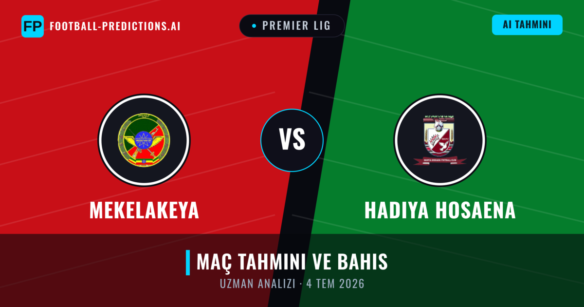 Mekelakeya - Hadiya Hosaena — maç tahmini ve önizleme