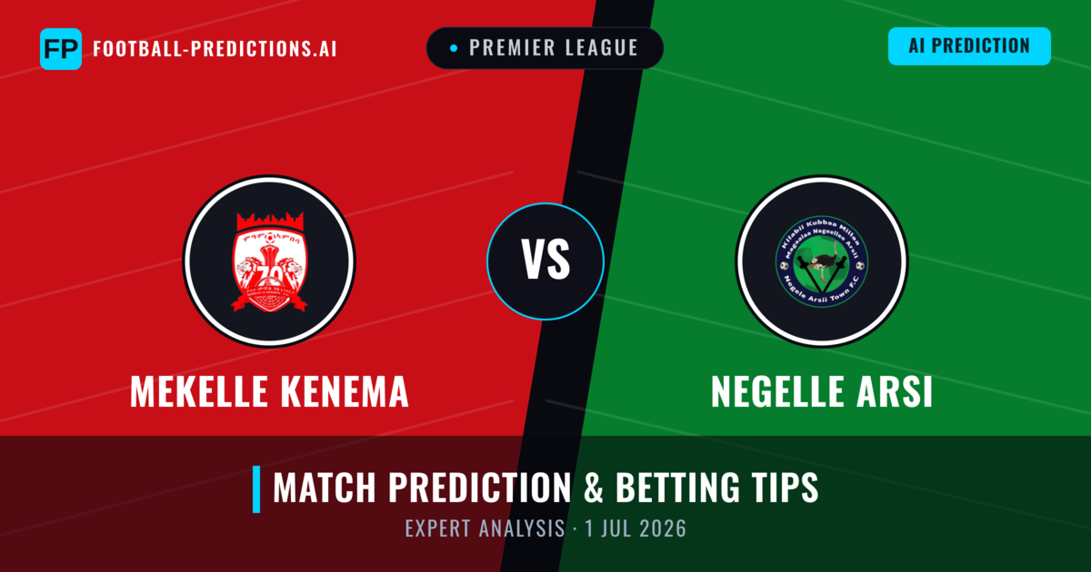 Mekelle Kenema vs Negelle Arsi — match prediction & preview