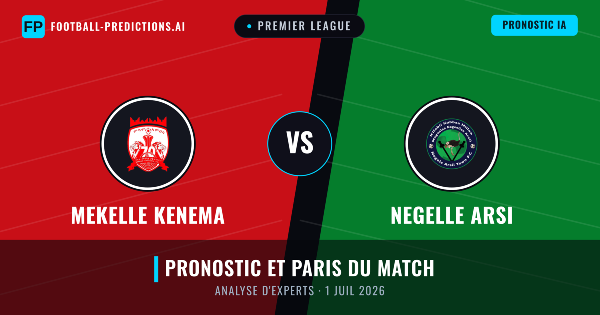 Mekelle Kenema vs Negelle Arsi — pronostic et avant-match