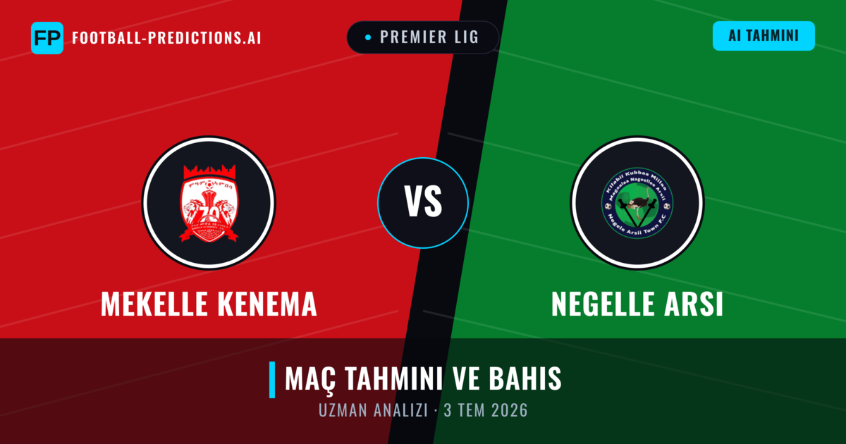 Mekelle Kenema - Negelle Arsi — maç tahmini ve önizleme