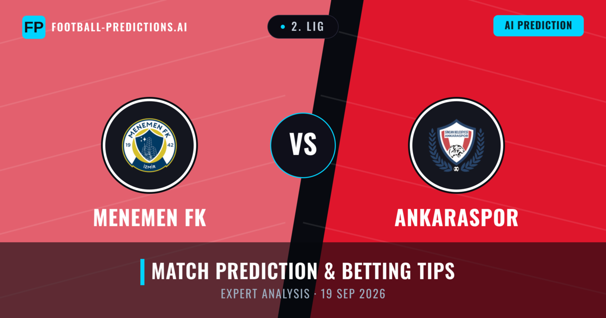 Menemen FK vs Ankaraspor — match prediction & preview
