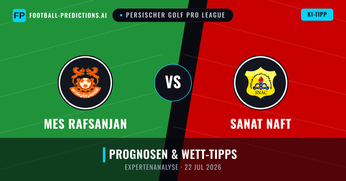 Mes Rafsanjan vs Sanat Naft — Prognose und Spielvorschau