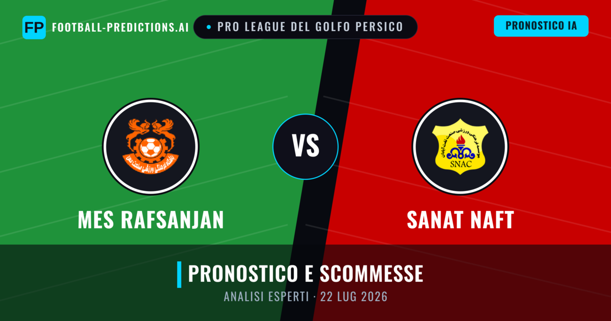 Mes Rafsanjan vs Sanat Naft — pronostico e anteprima del match