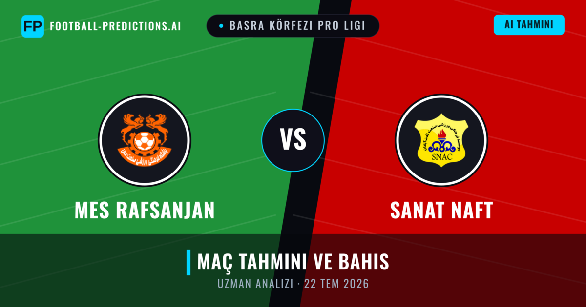 Mes Rafsanjan - Sanat Naft — maç tahmini ve önizleme