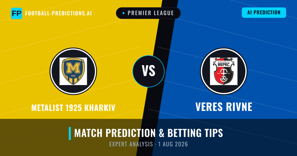 FC Kharkiv vs Veres Rivne — match prediction & preview