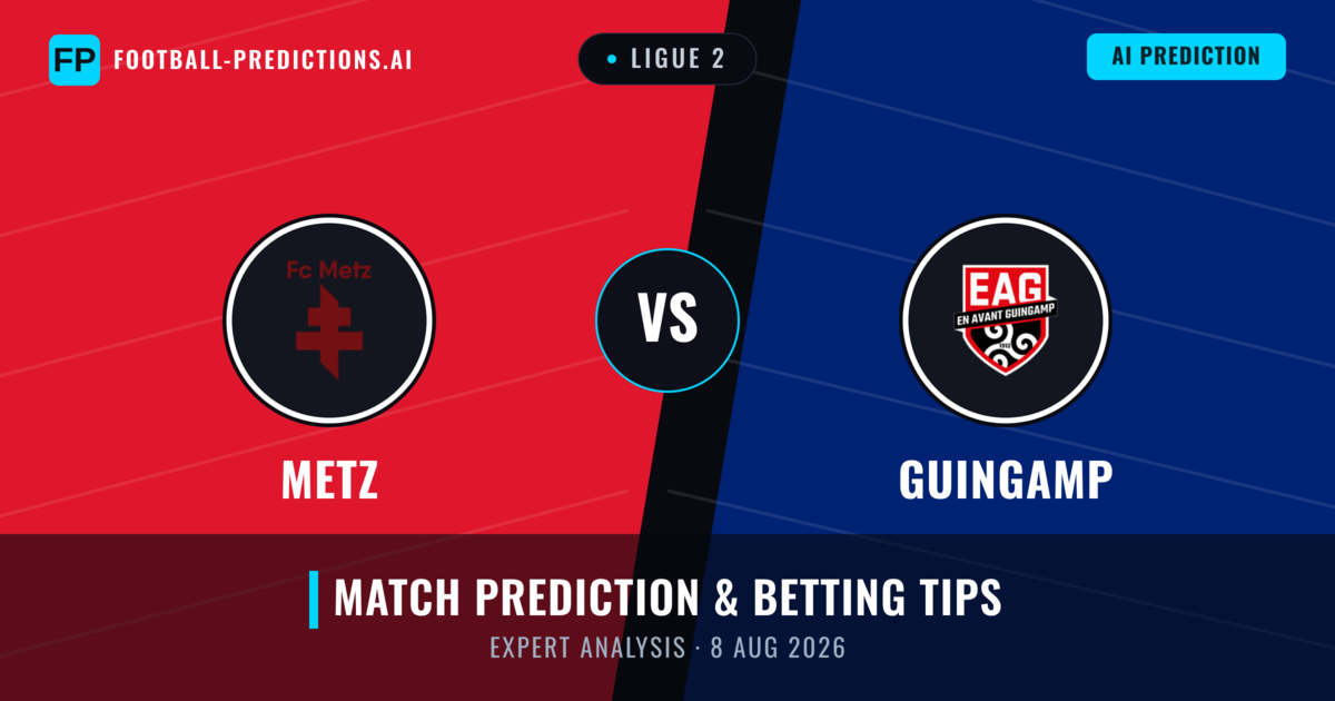 Metz vs Guingamp — match prediction & preview